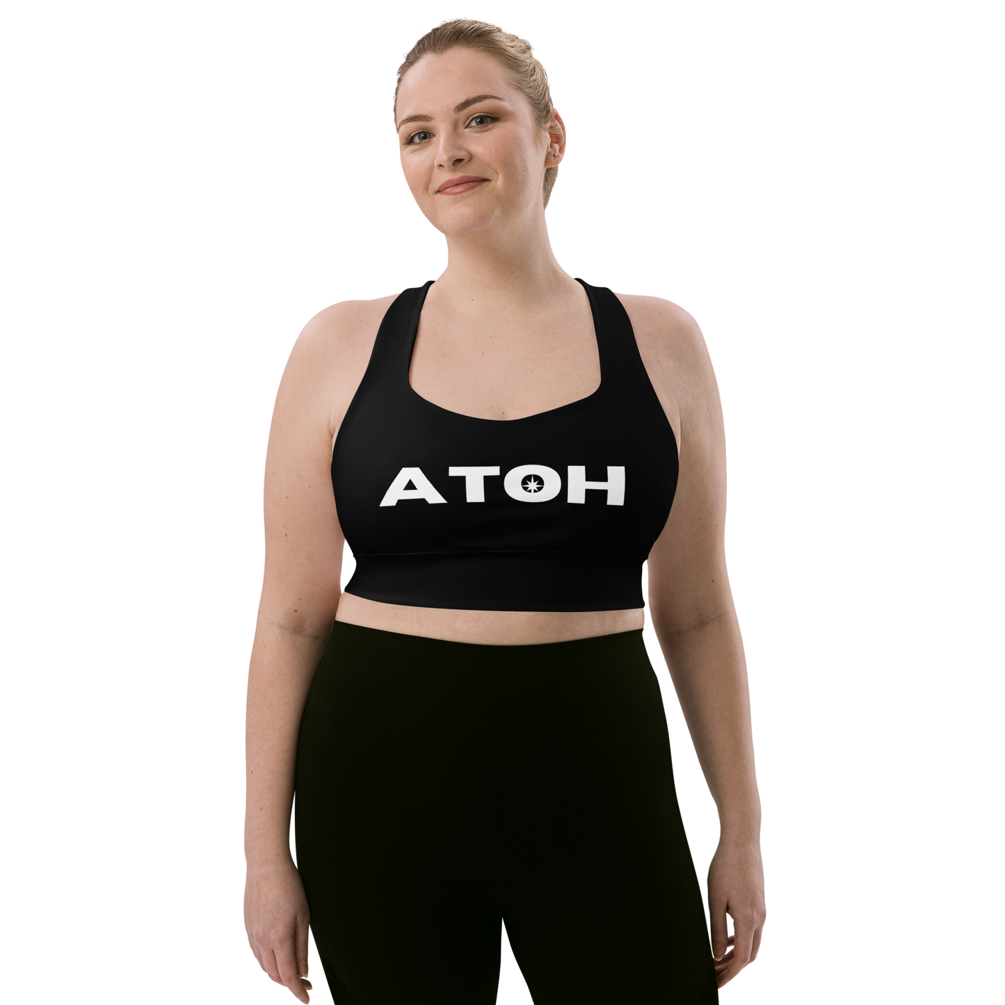 ATOH Longline Sports Bra | Classic Athleisure Collection