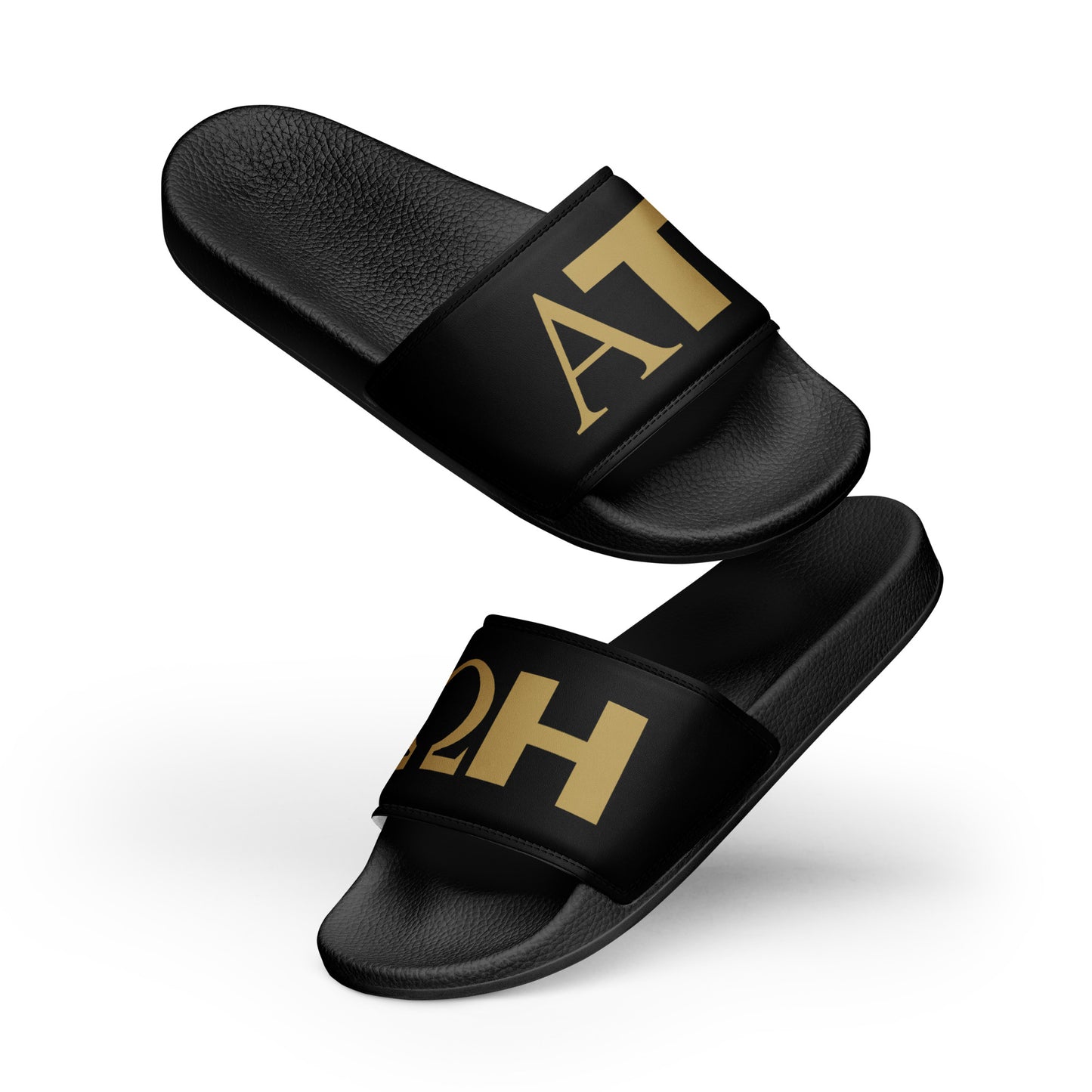 Men’s Alpha/Omega Slides | Gold Logo | Varsity Collection