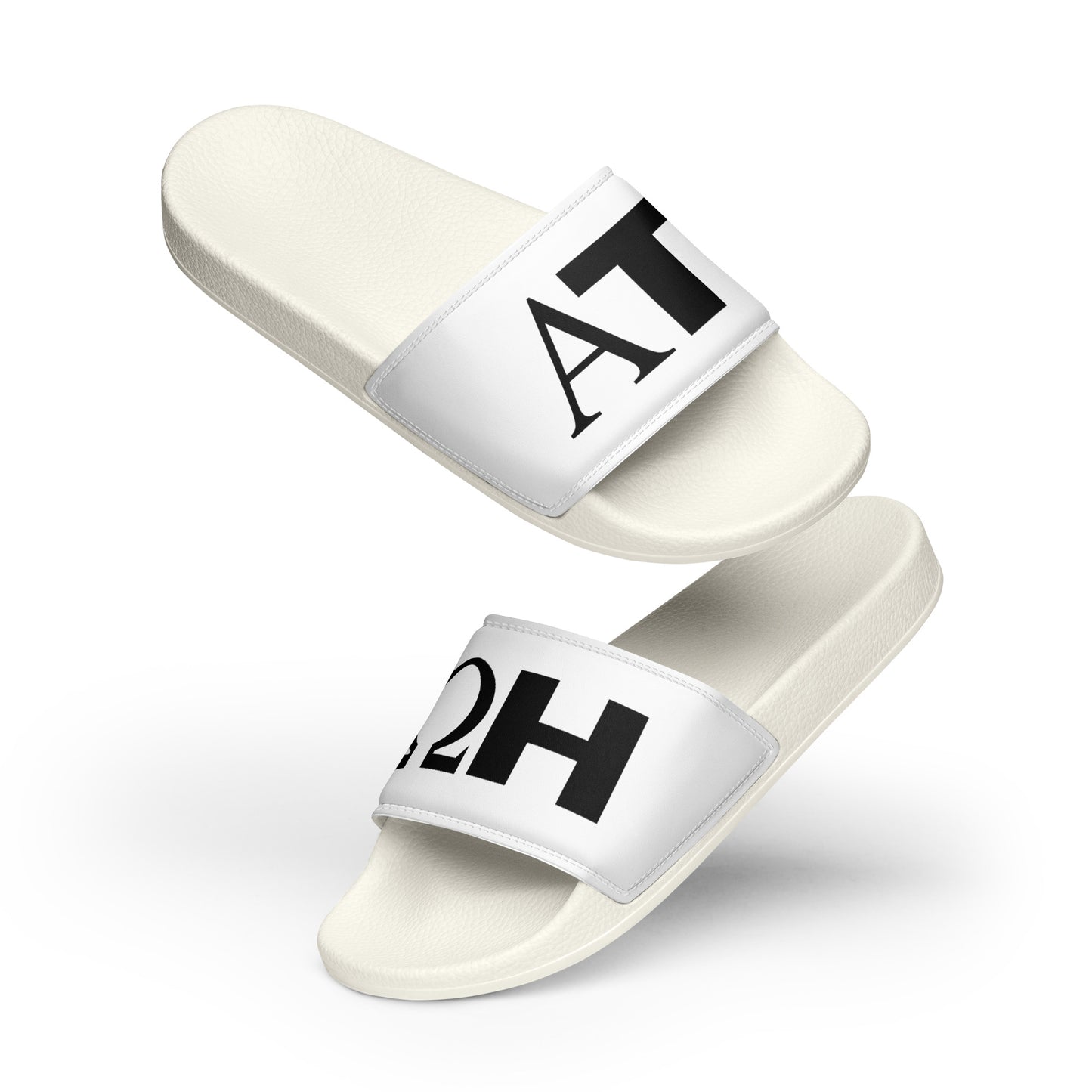 Men’s Alpha/Omega Slides | Black Logo | Varsity Collection